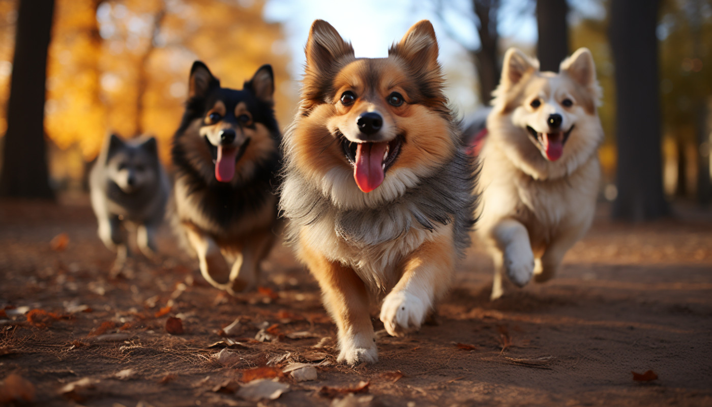 Comment socialiser votre Pomsky avec d'autres chiens : techniques et astuces